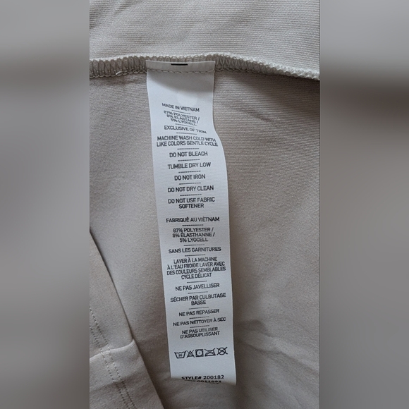 Rhone Dreamglow Long Sleeve Sweatshirt Dress Sand Brown Tan size Medium M - Picture 5 of 5